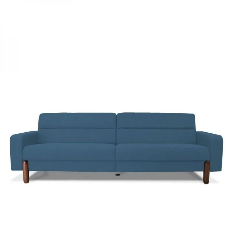 Sofá Marvin 3 Lugares 210cm Azul Domi