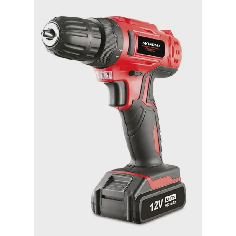 Parafusadeira e Furadeira à Bateria 12v FPF-06M - Bivolt - Mondial