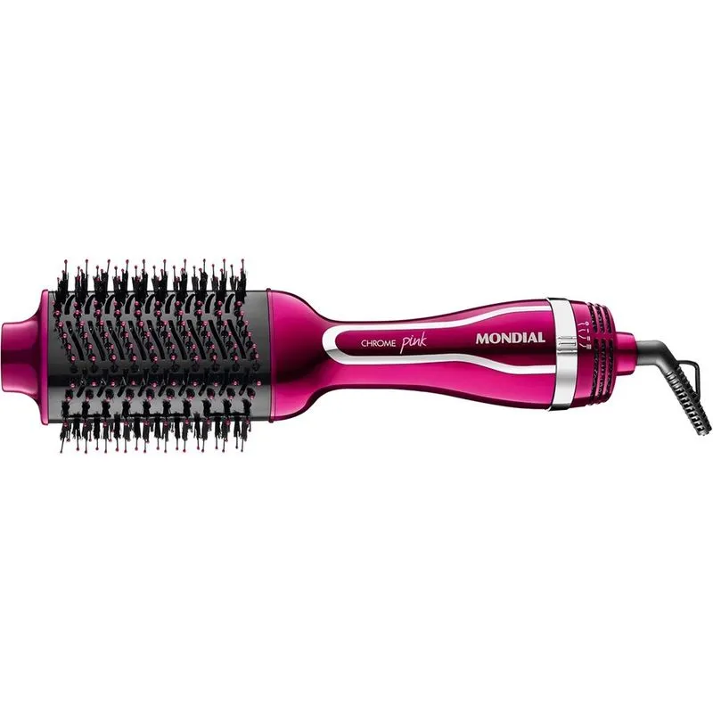 Escova Secadora, Mondial, Chrome Pink, 1200W, 220V - ES-04