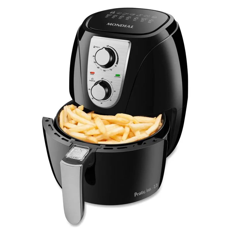 Fritadeira Elétricar Mondial Inox 3,2L AF-34