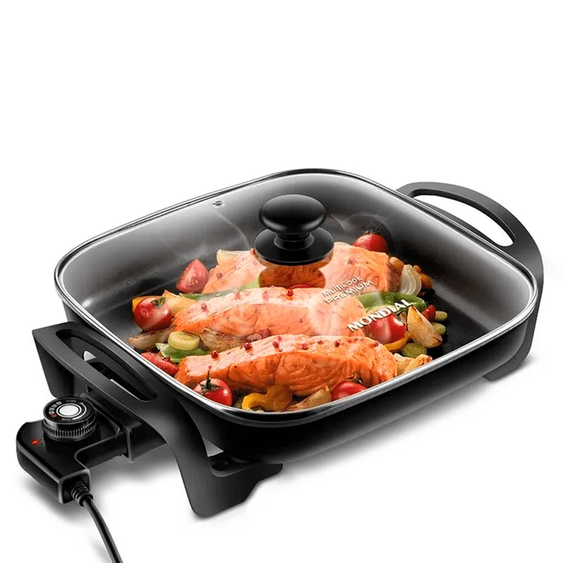 Panela Elétrica Mondial 110v, Preto, 1200w - Pe-49