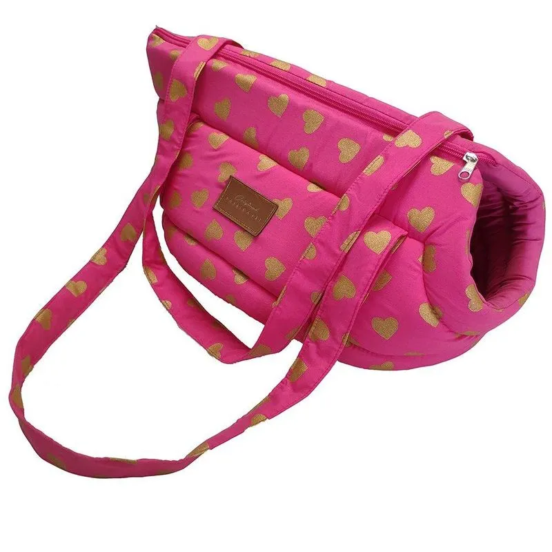 Bolsa De Transporte Fábrica Pet Love Rosa - Tam. M