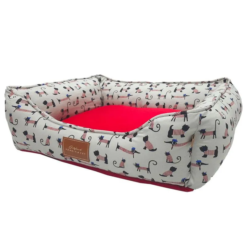 Cama Bistrô Fábrica Pet Vermelha M