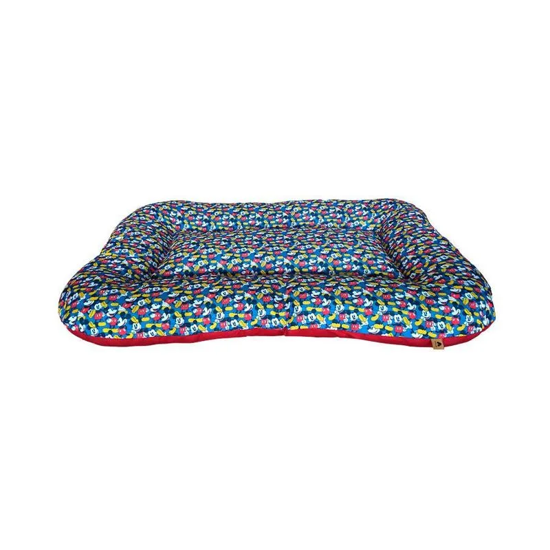 Almofada Fábrica Pet Mickey Azul para Cães - Tamanho 4