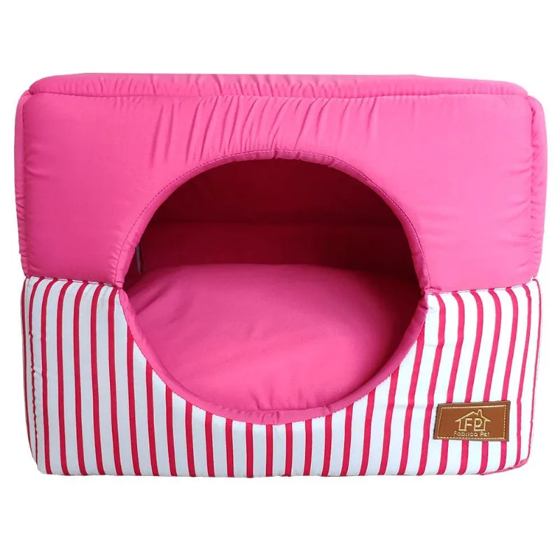 Cama Iglu Listra Rosa 2 Em 1 - Tam. M