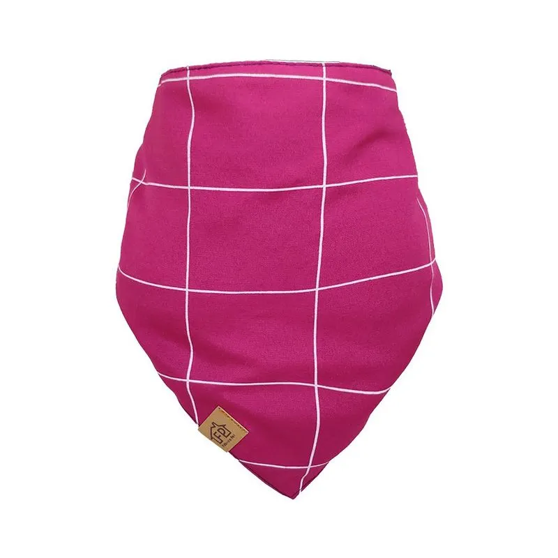 Bandana Fábrica Pet Exclusive Vinho Para Cães E Gatos - Tamanho M