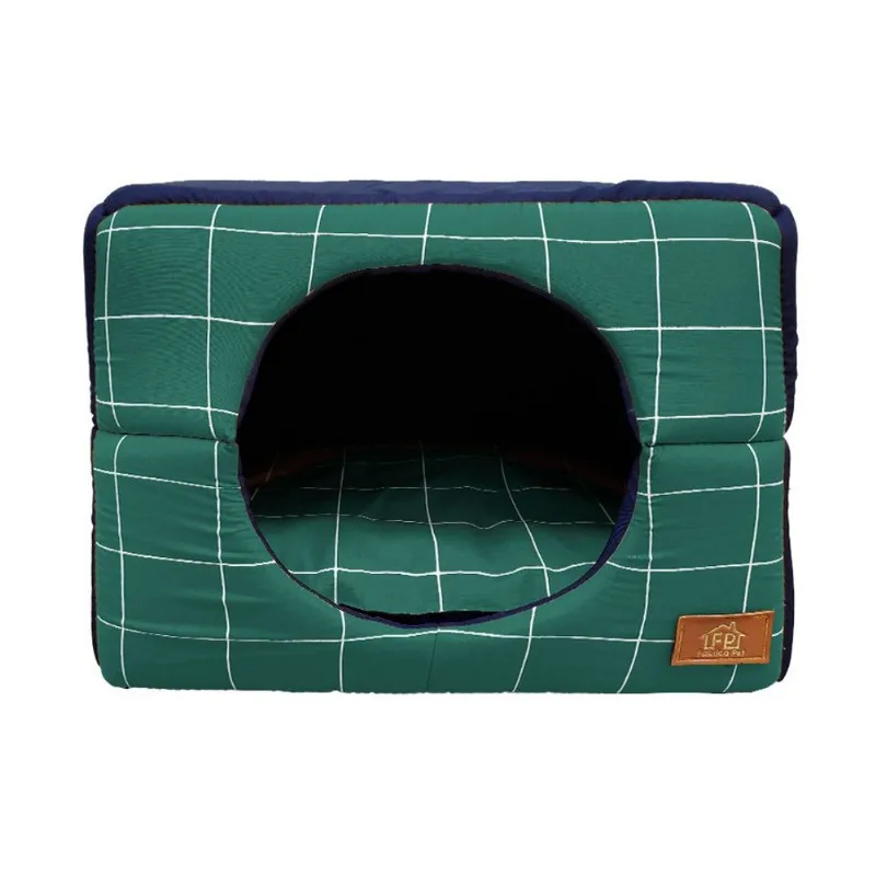 Iglu Fábrica Pet Exclusive Verde Para Cães E Gatos - Tamanho M