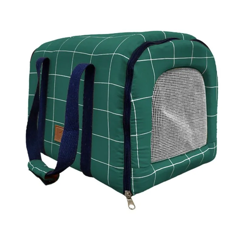 Bolsa De Transporte Fábrica Pet Exclusive Verde Para Cães E Gatos