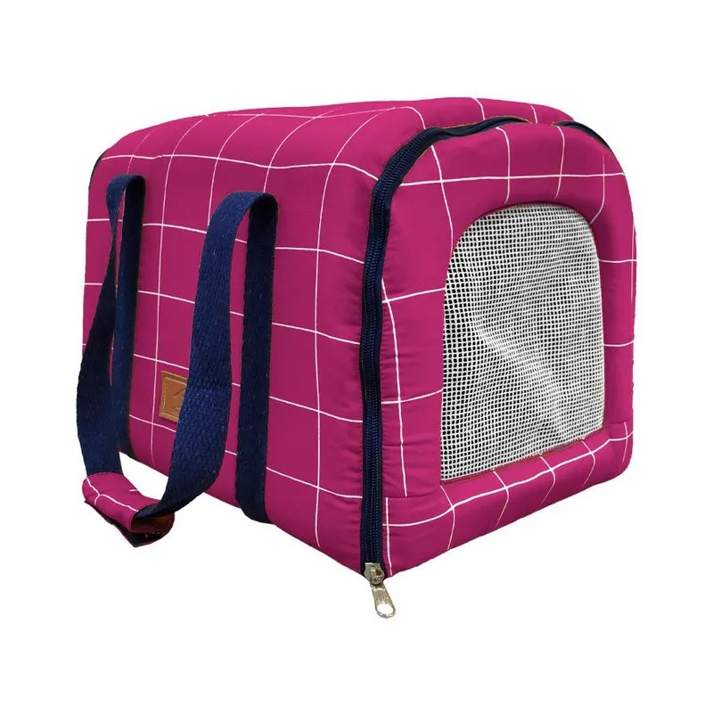 Bolsa De Transporte Fábrica Pet Exclusive Vinho Para Cães E Gatos