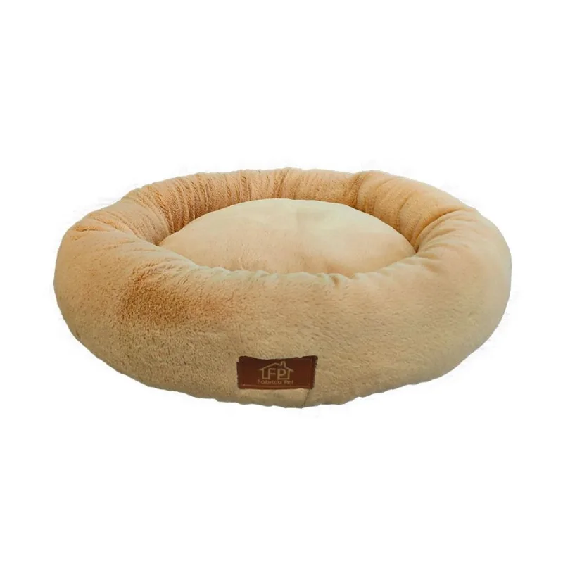 Cama Fábrica Pet Nuvem Pelúcia Creme Para Cães E Gatos - Tamanho Gg