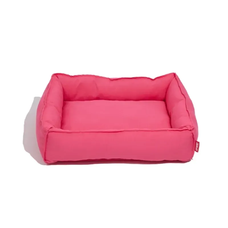 Cama Retangular para Cães e Gatos Spike Rosa G