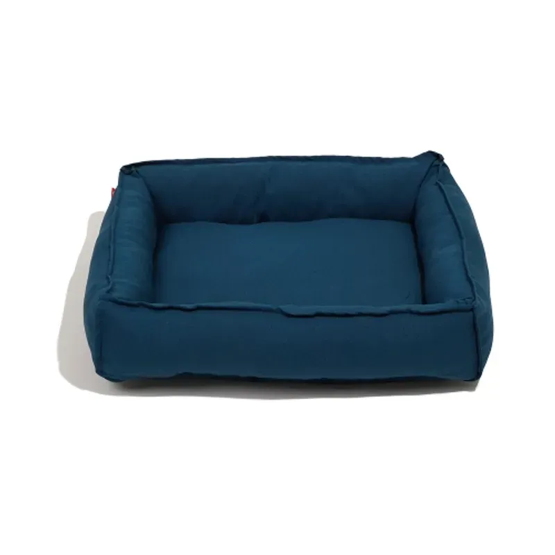 Cama Retangular para Cães e Gatos Spike Azul G
