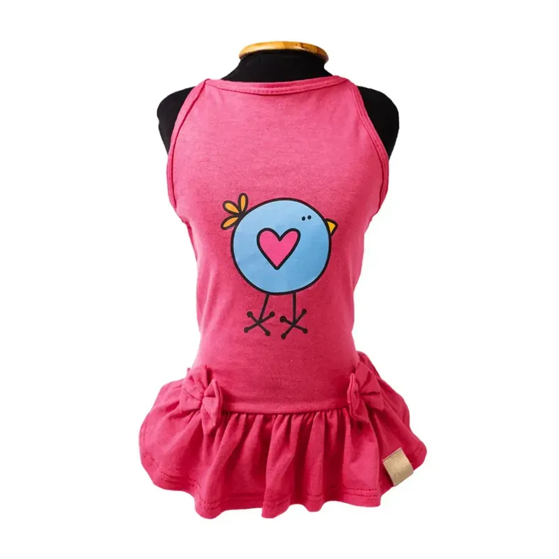 Vestido Pintinho Coral Fábrica Pet M