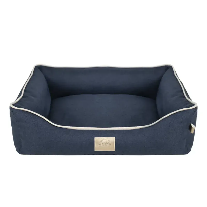 Cama Tecido Resistente Fábrica Pet Azul G