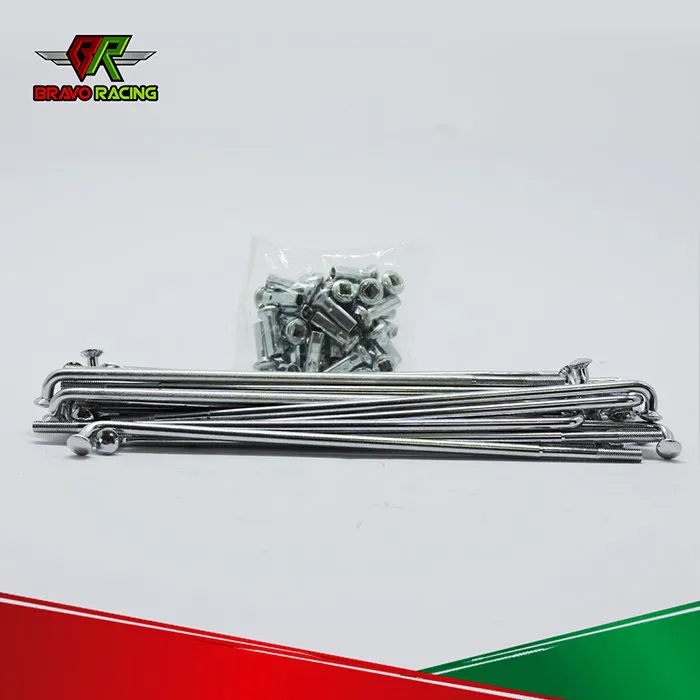 RAIO NX/XR 200/XLR 125 TRAS CROMADO 4,00 MM REF BRAVO RACING