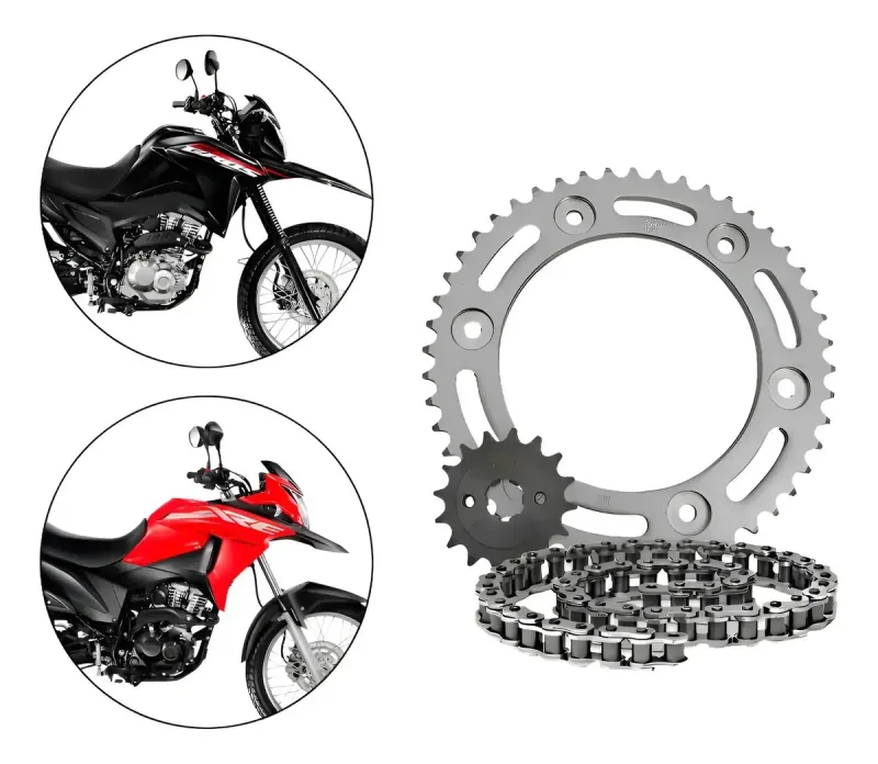KIT RELACAO BROSS 160 15-18-XRE 190 C-RETENTOR BRAVO RACING