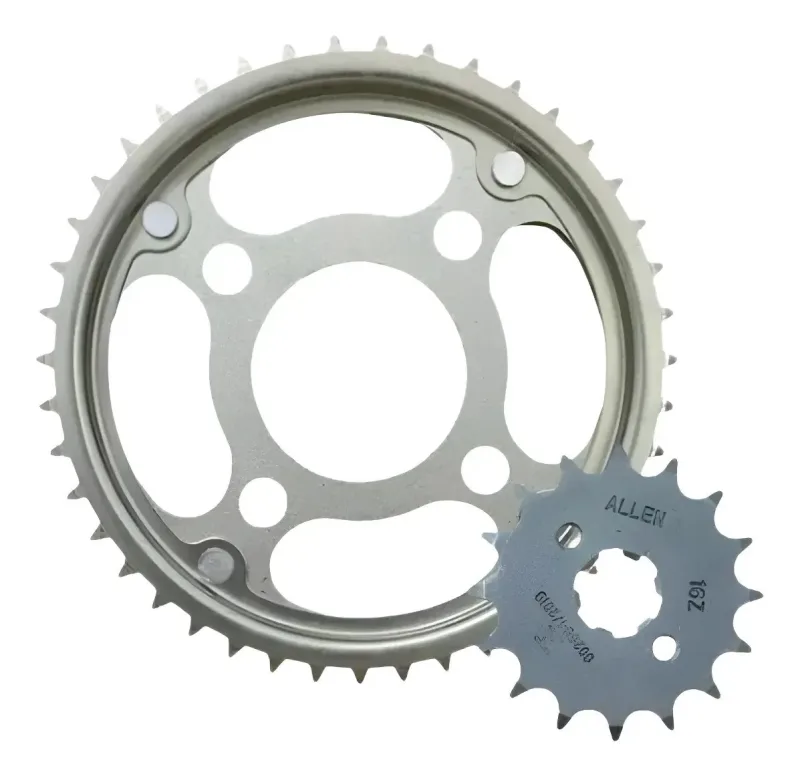 KIT COROA + PINHAO TITAN 150 04-10-FAN 150 428H BRAVO RACING