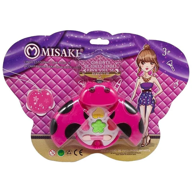 Kit Maquiagem Infántil Em Estojo Plástico - Misaki