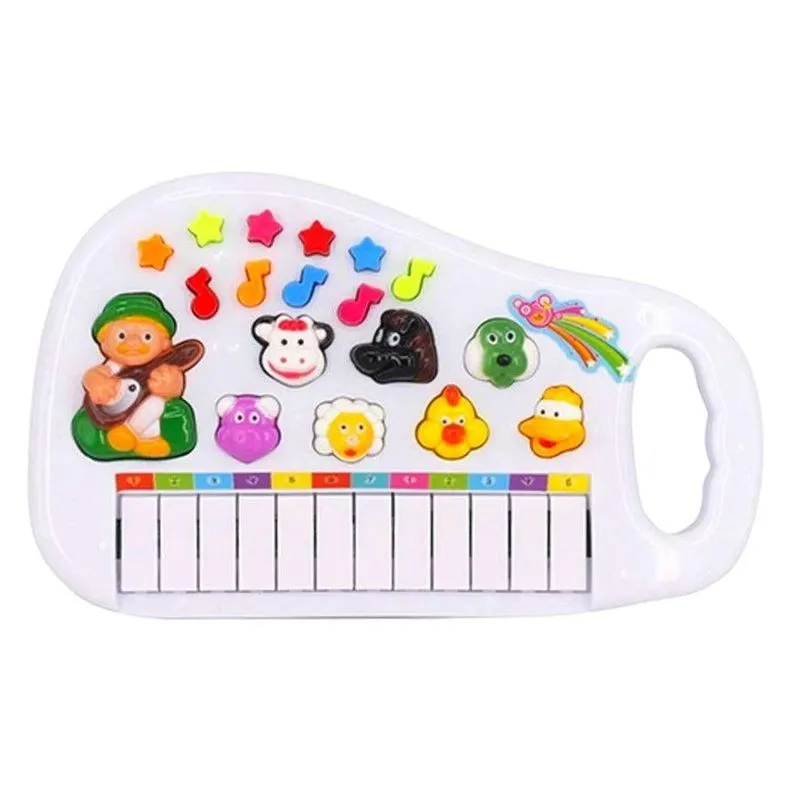 Teclado De Brinquedo Divertido Com Som De Animais E Musicas