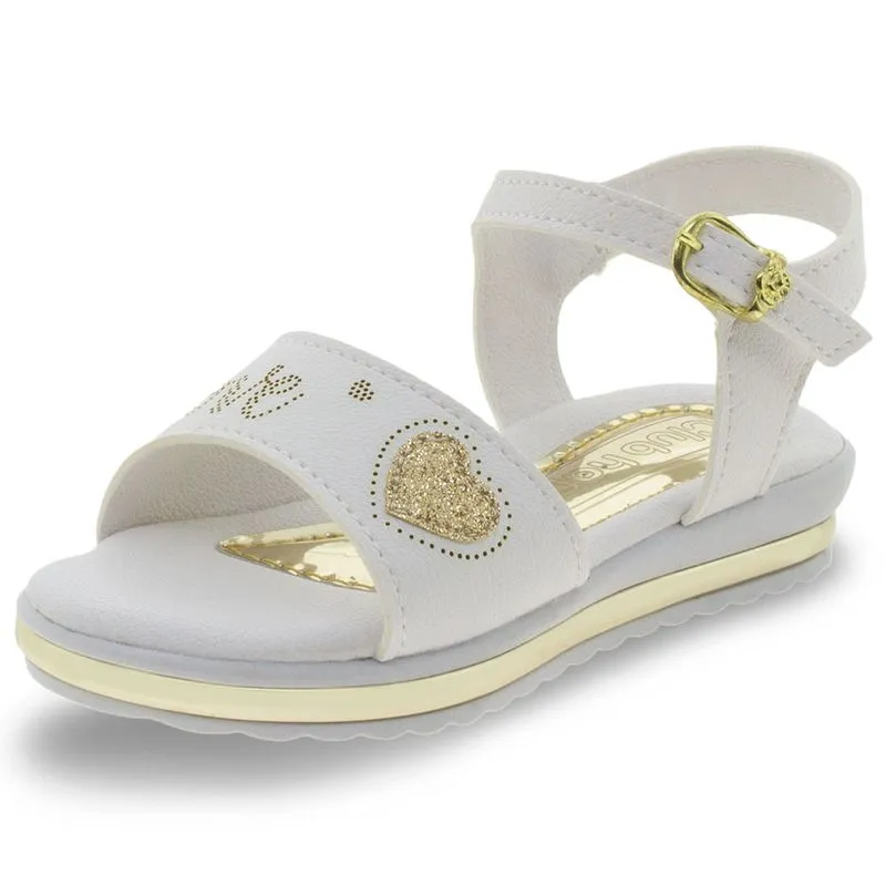 Sandália Infantil Feminina Club Happy - 73004 BRANCO 22