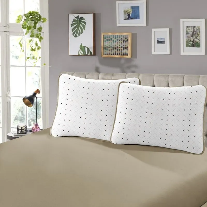 Jogo Cama Queen sbx Rubi Malha Berlim Bege