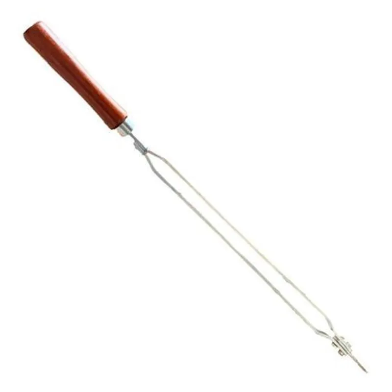 Espeto De Churrasco Inox Para Carne Frango Churrasqueira