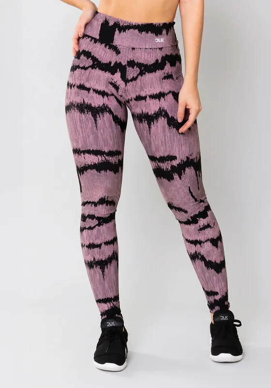 Calça Legging Energy Estampada Frequência Lilás Dlk LILÁS / M