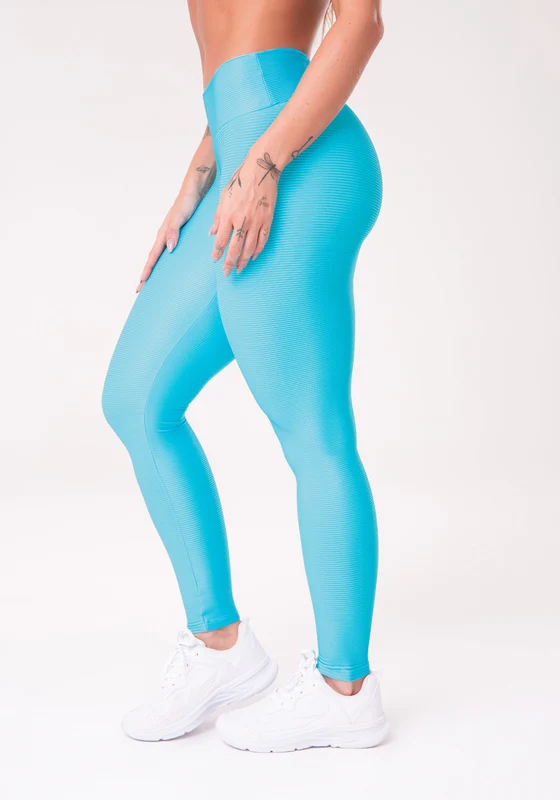 Calça Legging Happiness Texturizada Azul Dlk AZUL / M