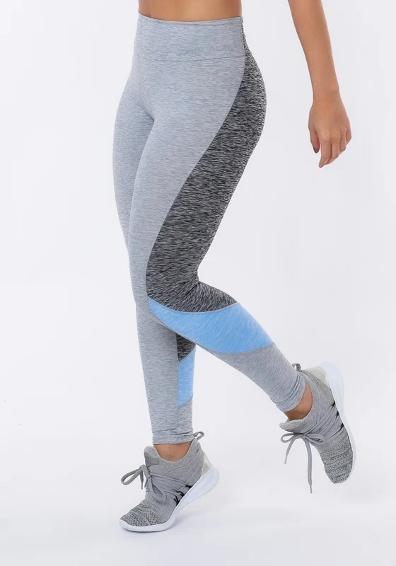 Calça Legging Nation Com Recortes Na Lateral Azul AZUL / GG