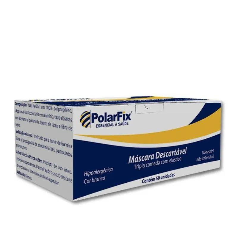 Mascara Cirurgica Com Elast C/50 - Polarfix