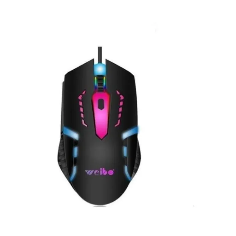 Mouse Gamer 3200 Dpi Rgb Led Weibo M39