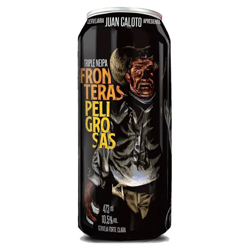 Cerveja Juan Caloto Fronteras Peligrosas Triple IPA Lata 473 ml