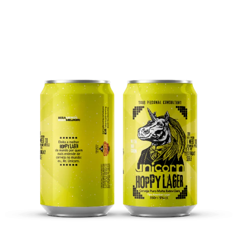 Cerveja Unicorn Hoppy Lager 350ml