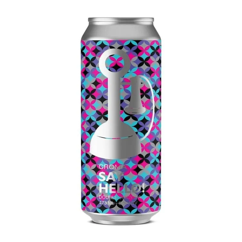 Cerveja Croma Say Hello Double Juicy Ipa Lata 473 ml