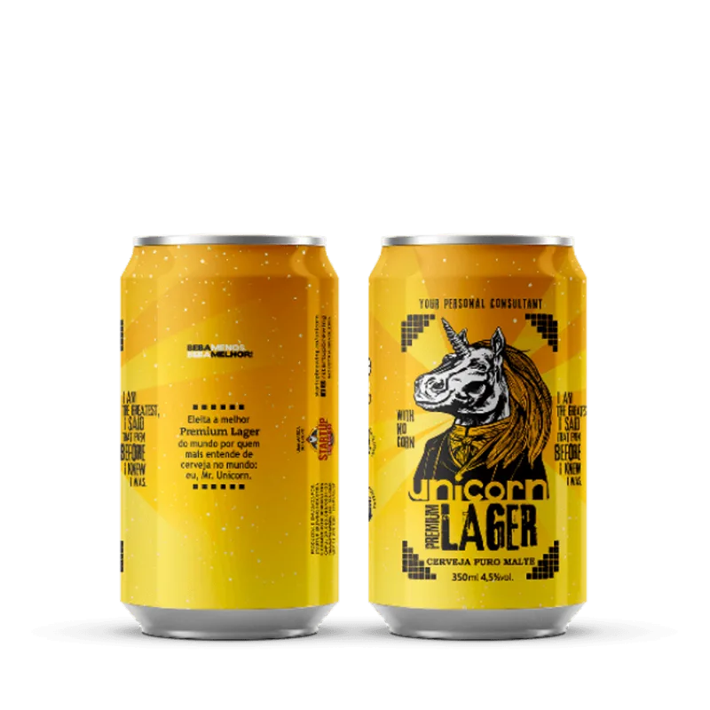Cerveja Unicorn Lager 350ml