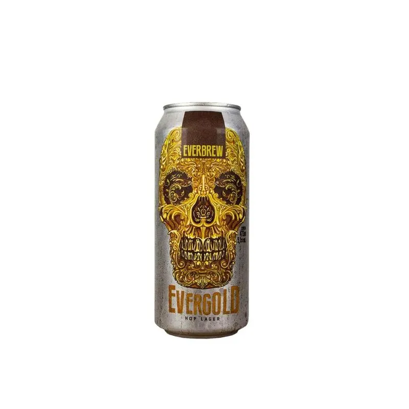 Cerveja Artesanal Everbrew Evergold Lata 473ml