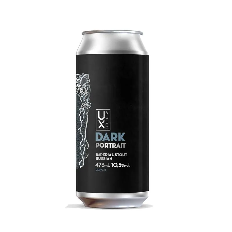 Cerveja Ux Brew Dark Portrait Caixa C/6 Latas 473ml