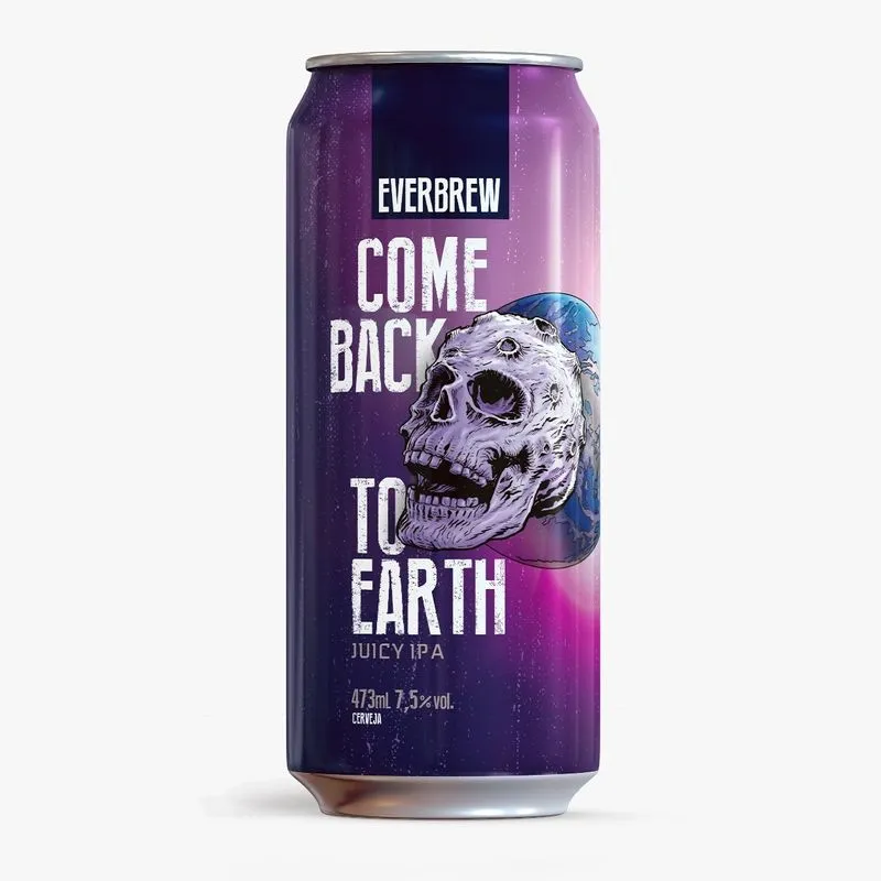 Cerveja Everbrew Come Back To Earth Juicy Ipa 473ml