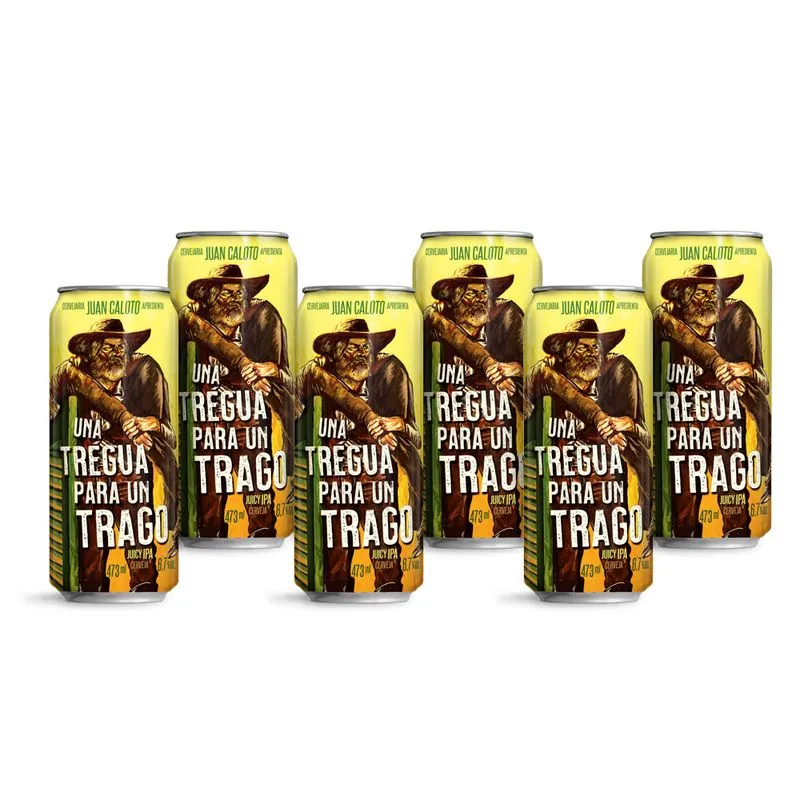 Cerveja Juan Caloto Una Tregua Para Un Trago Cx C/6 Lts