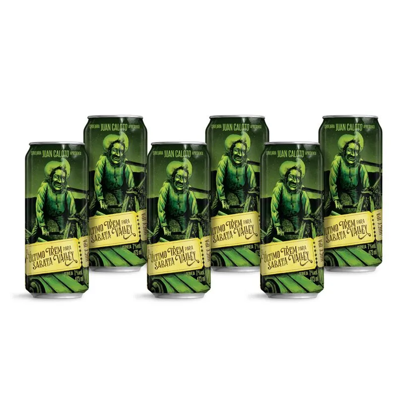 Cerveja Juan Caloto Ultimo Trem Caixa C/6 Latas 473 Ml