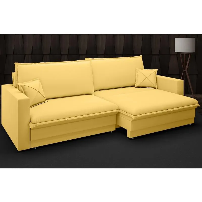 Sofá Tango 2,20m sem caixa, Retrátil e Reclinável Velosuede Canario - netsofas