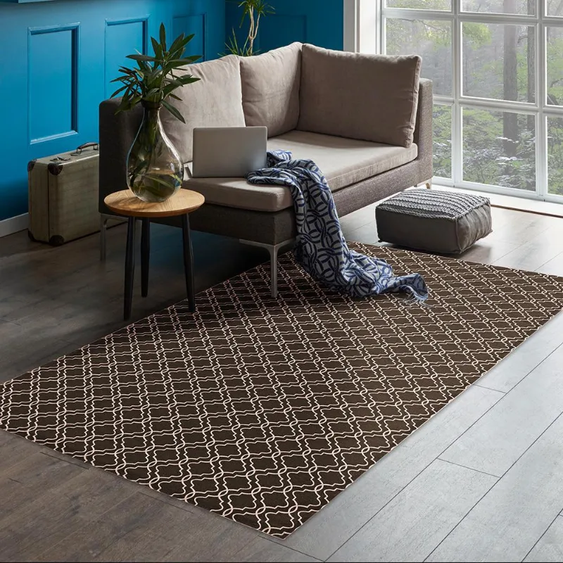 Tapete Casablanca 1,35 M X 2,50 M Antiderrapante - Caramelo