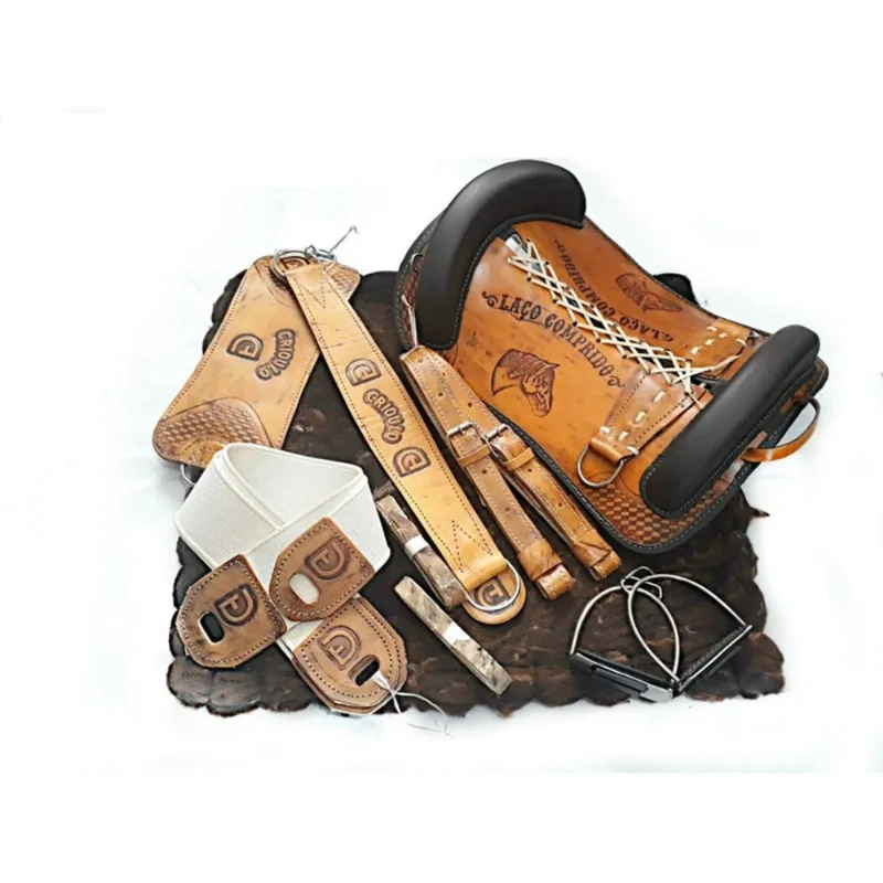 Kit Montaria BASTO Arreio Sela Cavalo Crioulo JM02