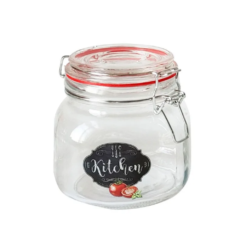 Pote com tampa hermética Kitchen 750ml Casa Ambiente