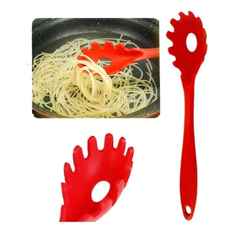Colher Pegador De Massa Silicone Verm. Suporta Até 230ºc Cor