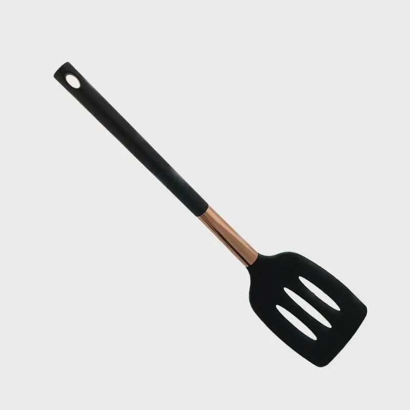 Espátula de Silicone Perfurada Rose Gold - Casambiente