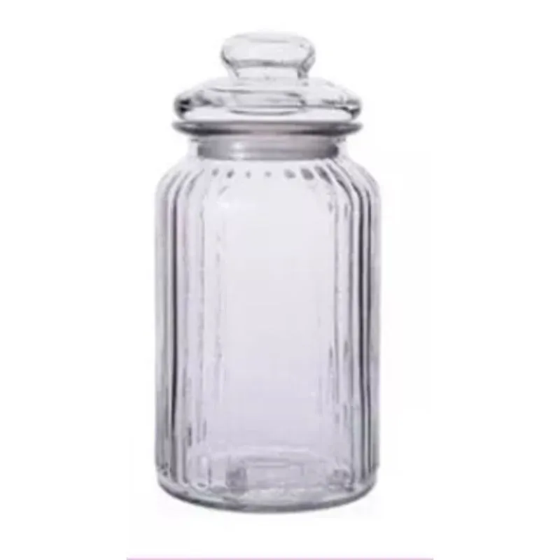 Pote Em Vidro 1300ml 11x22,5cm - Casa Ambiente