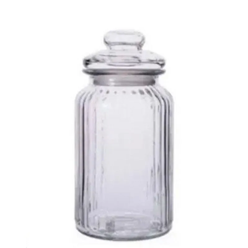 Pote Em Vidro 1000ml 11x18,5cm - Casa Ambiente