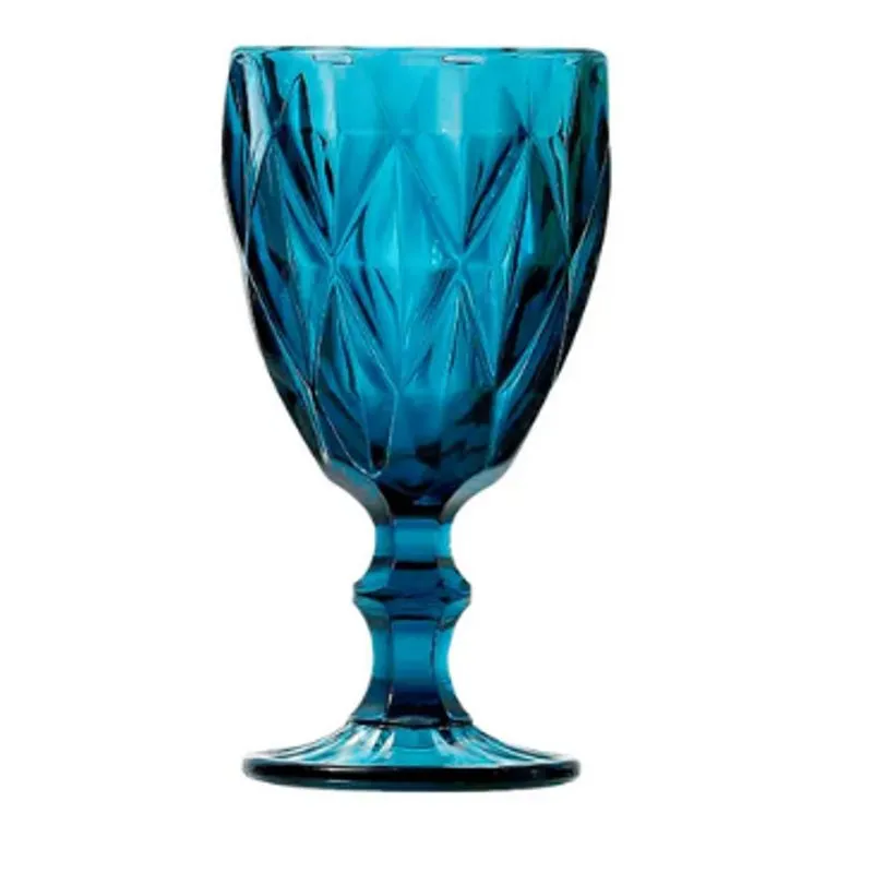Taça Azul Dimond 240ml - Casa Ambiente