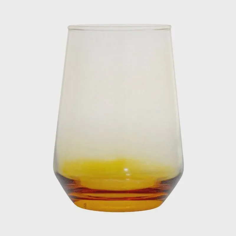 Copos de Vidro 400ml Miami Âmbar 6 Peças - Casambiente